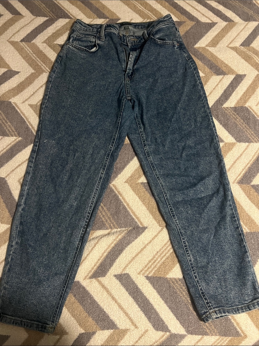 Old Navy Women's Straight-leg Jeans - Dark Blue Wash